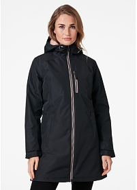 Dámský zimní kabát HELLY HANSEN W LONG BELFAST WINTER JACKET 980 EBONY