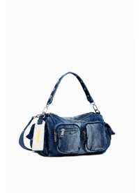 Dámská kabelka Desigual 24WAXD08 5053 BAG DENIM PRIORI  MULTIPOCKET HABANA 5053 BLUE