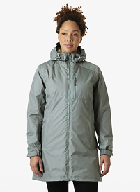 Dámský zimní kabát HELLY HANSEN W LONG BELFAST WINTER JACKET 485 GREY CACTUS