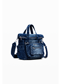 Dámský batůžek DESIGUAL 25SAXD24 5053 BACK MODULAR 25 DENIM VOYAGER MINI 5053 BLUE