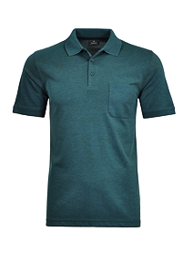 Pánská polokošile RAGMAN 540391 357 Polo button short sleeve 357  DUNKELGRÜN