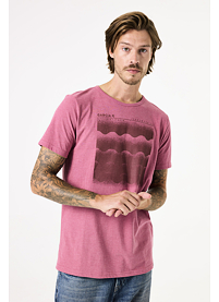 Pánské triko GARCIA C51201 1067 mens T-shirt ss 1067 soft rose