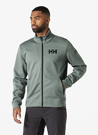 Pánská mikina HELLY HANSEN 34289 485 HP FLEECE JACKET 2.0 485 GREY CACTUS