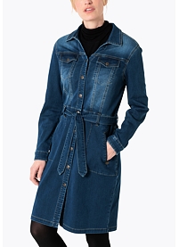 Dámské šaty Timezone 11-10111-00-3337 3838 Denim Shirt Dress 3838