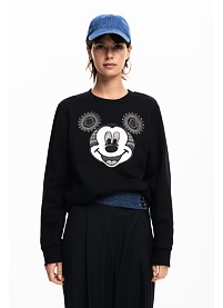 Pánská mikina Desigual 24WWSK10 2000 SW MICKEY YEAH! 2000 BLACK