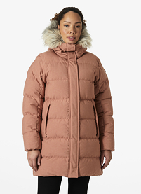 Dámský zimní kabát Helly Hansen 53624 84 W BLOSSOM PUFFY PARKA 084 CEDARWOOD