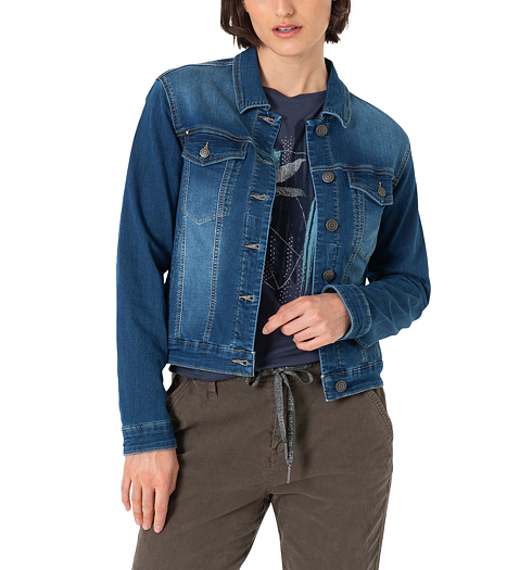 Dámská jarní bunda Timezone 19-10064-00-3337 3838 Denim Jacket 3838 - Timezone - 19-10064-00-3337 3838 Denim Jacket