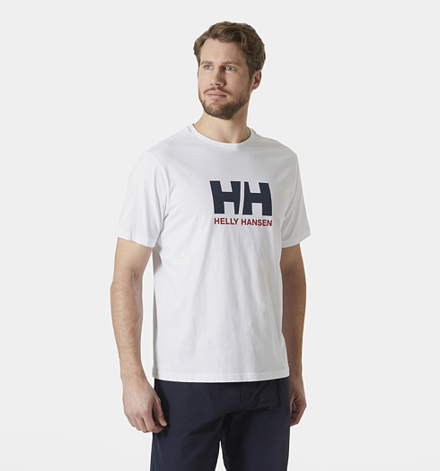 Pánské triko HELLY HANSEN 30396 1 HH LOGO T-SHIRT 2.0 001 WHITE - Helly Hansen - 30396 1 HH LOGO T-SHIRT 2.0