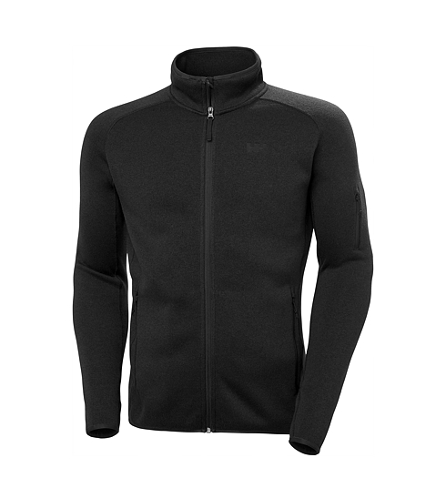 Pánská mikina HELLY HANSEN VARDE FLEECE JACKET 2.0 990 BLACK - Helly Hansen - 49429 990 VARDE FLEECE JACKET 2.0