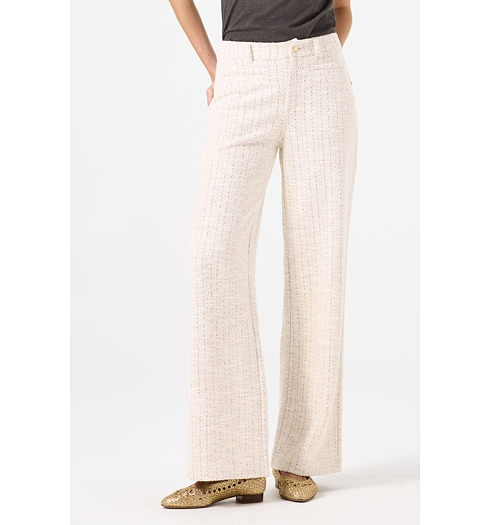 Dámské kalhoty GARCIA B50112 1448 ladies pants 1448 ecru - GARCIA - B50112 1448 ladies pants