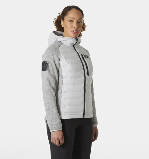 Dámská bunda HELLY HANSEN 30370 853 W ARCTIC OCEAN HYBRID INS 853 GREY FOG - Helly Hansen - 30370 853 W ARCTIC OCEAN HYBRID INS