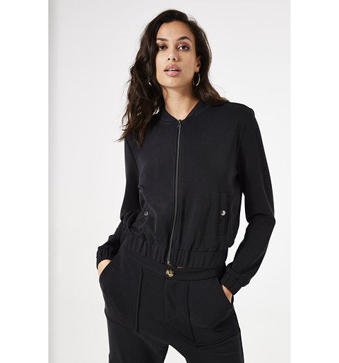 Dámská bunda GARCIA U40097 60 ladies jacket 60 black - GARCIA - U40097 60 ladies jacket