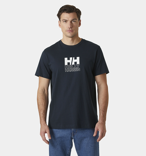 Pánské triko HELLY HANSEN 53936 595 CORE GRAPHIC T 595 NAVY - Helly Hansen - 53936 595 CORE GRAPHIC T