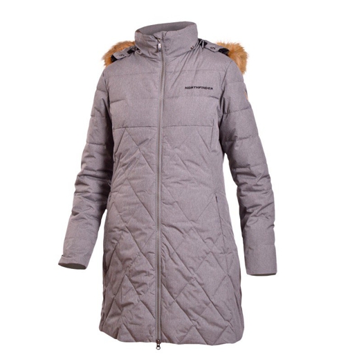 Dámský zimní kabát NORTHFINDER YVONNE 6256 gray - NorthFinder - BU-4328SP 6256 YVONNE