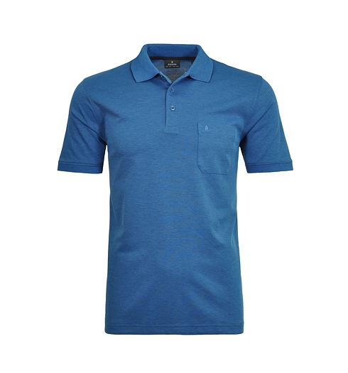 Pánská polokošile RAGMAN 540391 765 Polo button short sleeve 765  BLAU - Ragman - 540391 765 Polo button short sleeve