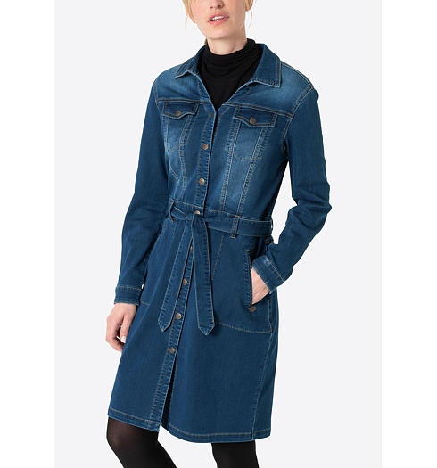 Dámské šaty Timezone 11-10111-00-3337 3838 Denim Shirt Dress 3838 - Timezone - 11-10111-00-3337 3838 Denim Shirt Dress