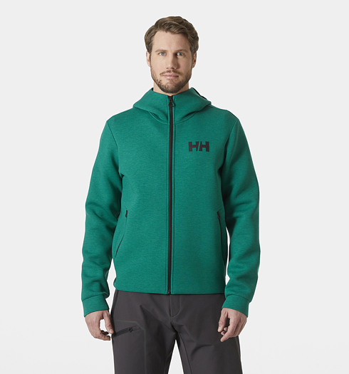 Pánská mikina HELLY HANSEN 34264 439 HP OCEAN FZ JACKET 2.0 439 EMERALD - Helly Hansen - 34264 439 HP OCEAN FZ JACKET 2.0