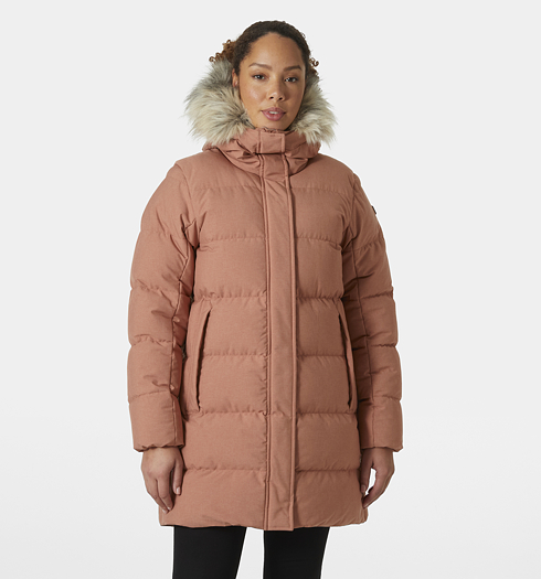 Dámský zimní kabát Helly Hansen 53624 84 W BLOSSOM PUFFY PARKA 084 CEDARWOOD - Helly Hansen - 53624 84 W BLOSSOM PUFFY PARKA