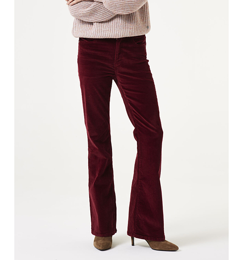 Dámské kalhoty Garcia V40311 2546 ladies pants 2546 cabernet - GARCIA - V40311 2546 ladies pants