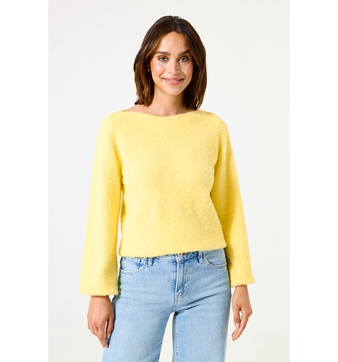 Dámský svetr GARCIA B50046 947 ladies pullover 947 fresh yellow - GARCIA - B50046 947 ladies pullover