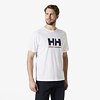 Pánské triko HELLY HANSEN 30396 1 HH LOGO T-SHIRT 2.0 001 WHITE