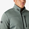 Pánská mikina HELLY HANSEN 30229 485 CREW FLEECE JACKET 485 GREY CACTUS - Helly Hansen - 30229 485 CREW FLEECE JACKET