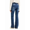 Dámské jeans DESIGUAL  DENIM_DAISIES 5053 BLUE - DESIGUAL - 24SWDD33 5053 DENIM_DAISIES