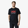 Pánské triko Helly Hansen 30396 597 HH LOGO T-SHIRT 2.0 597 NAVY