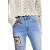 Dámské jeans DESIGUAL 25SWDD77 5007 DENIM SEE YOU 5007 BLUE - DESIGUAL - 25SWDD77 5007 DENIM SEE YOU