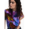 Dámská halenka DESIGUAL 25SWTK89 3169 TS YELLOWSTONE 3169 RED - DESIGUAL - 25SWTK89 3169 TS YELLOWSTONE