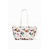 Dámská kabelka DESIGUAL 25SAXPAT 1001 BAG ÉCLAT CAHUIL MINI 1001 WHITE - DESIGUAL - 25SAXPAT 1001 BAG ÉCLAT CAHUIL MINI