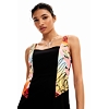 Dámské šaty DESIGUAL  VEST_MARBELLA_ LACROIX 2000 BLACK - DESIGUAL - 24SWVW75 2000 VEST_MARBELLA_ LACROIX