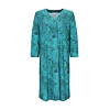 Dámské šaty HAJO 10547 593 D Kleid m.grafischem Druck 3/4 593 dk smaragd - HAJO - 10547 593 D Kleid m.grafischem Druck 3/4