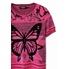 Dámské triko DESIGUAL 24WWTK08 3098 TS BUTTERFLY 3098 RED - DESIGUAL - 24WWTK08 3098 TS BUTTERFLY