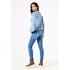 Dámský svetr GARCIA U40244 2136 ladies pullover 2136 faded denim - GARCIA - U40244 2136 ladies pullover