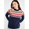 Dámský svetr Blutsgeschwister 001243-353 1249 Cold Day Warm Heart 1249 nostalgic island knit blue