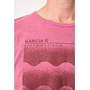 Pánské triko GARCIA C51201 1067 mens T-shirt ss 1067 soft rose - GARCIA - C51201 1067 mens T-shirt ss