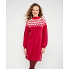 Dámské šaty Blutsgeschwister 001243-350 1252 Scandi woods 1252 nostalgic island knit red