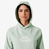 Dámská mikina HELLY HANSEN 54239 462 W CORE GRAPHIC HOODIE 462 GREEN MIST - Helly Hansen - 54239 462 W CORE GRAPHIC HOODIE