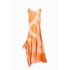 Dámské šaty DESIGUAL 25SWVF10 7009 VEST TALLIN 7009 ORANGE - DESIGUAL - 25SWVF10 7009 VEST TALLIN