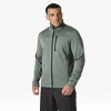 Pánská mikina HELLY HANSEN 30229 485 CREW FLEECE JACKET 485 GREY CACTUS