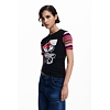 Dámské triko DESIGUAL 25SWTK39 2000 TS MINNIE 2000 BLACK - DESIGUAL - 25SWTK39 2000 TS MINNIE